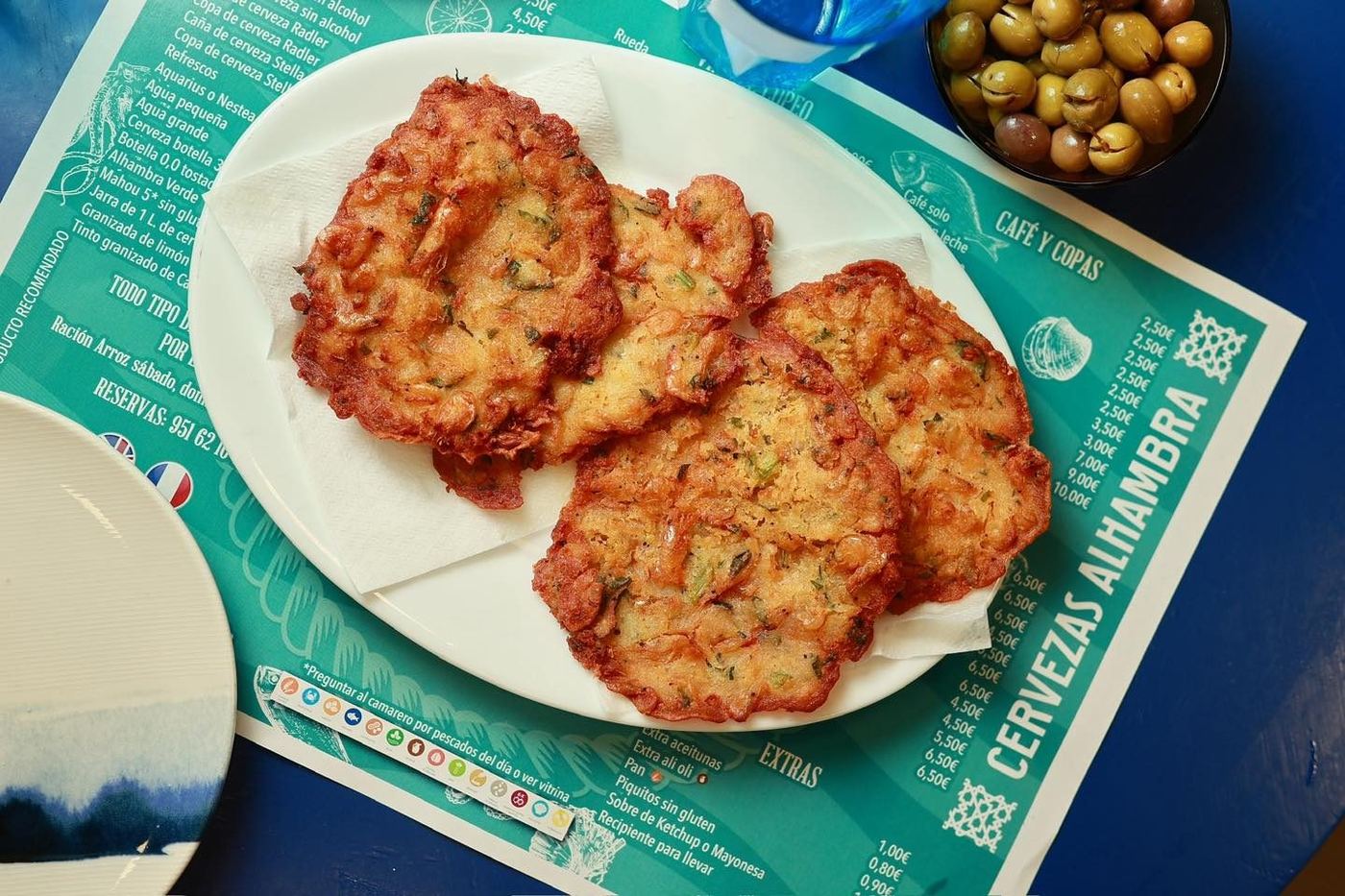 Brochetas de camarones para compartir
