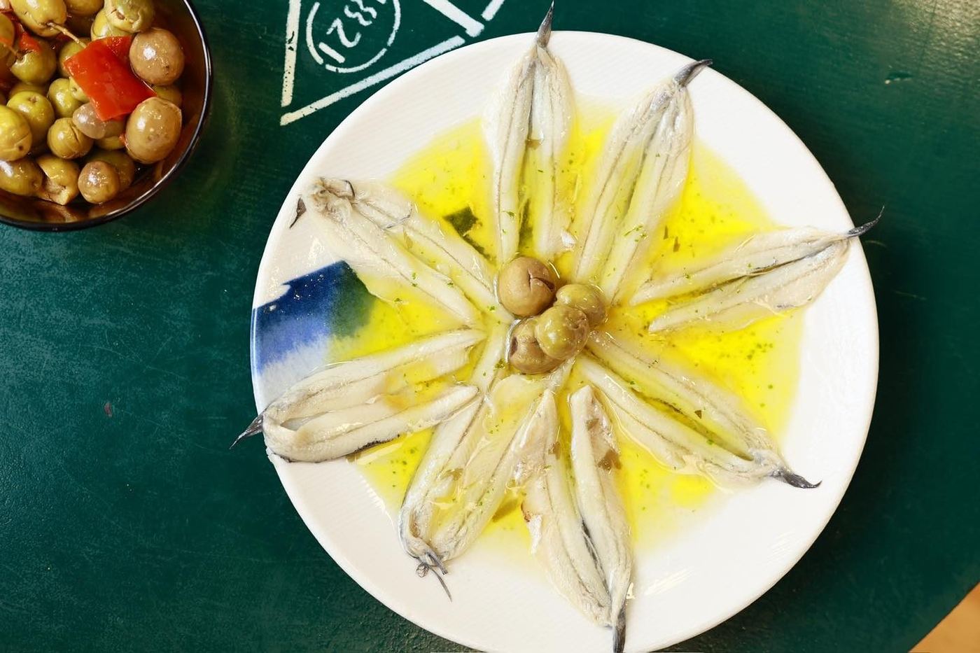 Boquerones en vinagre de la casa