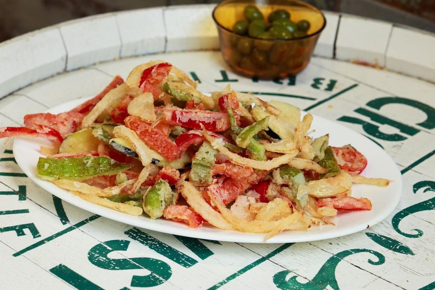 Fritada de verduras de la casa